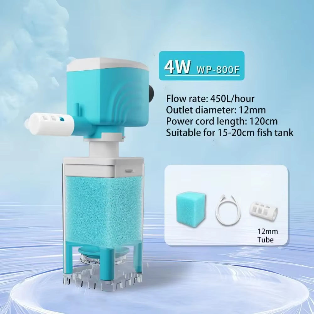 Aquaspin Pro Filter – 360° Silent Power for Crystal-Clear Aquariums