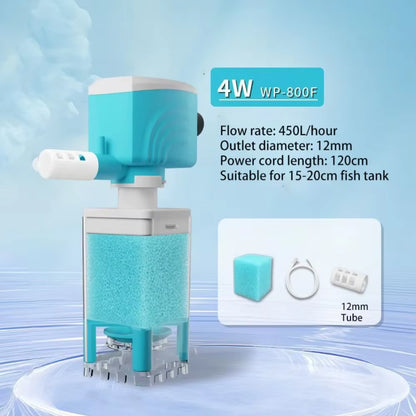 Aquaspin Pro Filter – 360° Silent Power for Crystal-Clear Aquariums